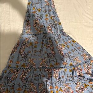 Floral Blue Mini Dress